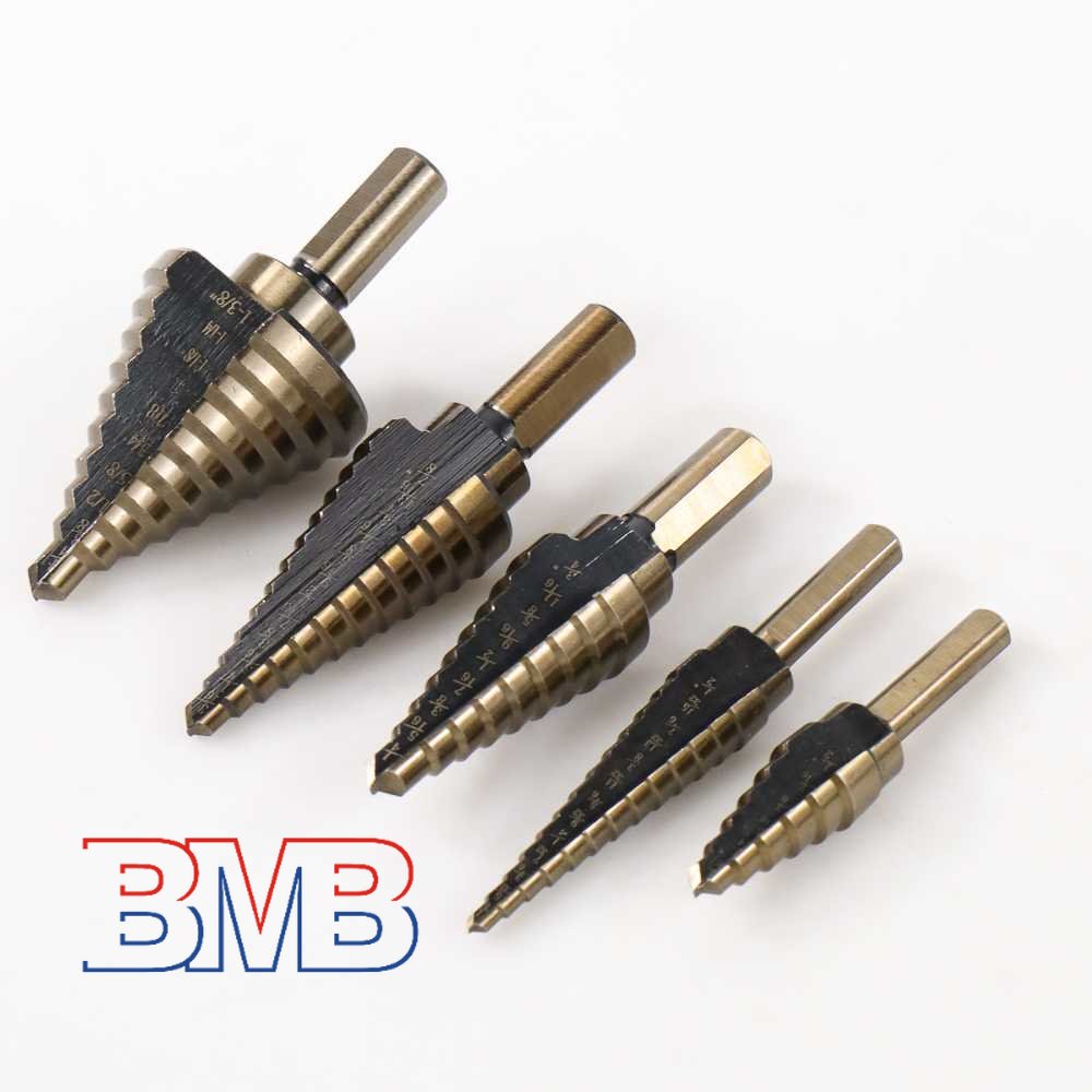 N22 Mata Bor Pagoda Spiral Drill Step Down Tipe 2 5PCS Taffware- BIHH463A