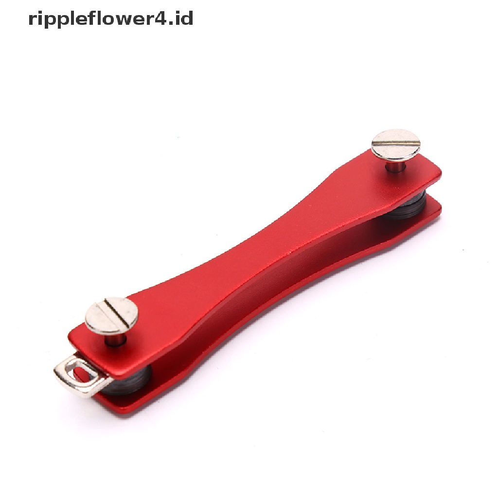 {rippleflower4.id} Gantungan Kunci Mini Kunci Compact key Decorative Holder Clip Home Storage Metal key Clip~