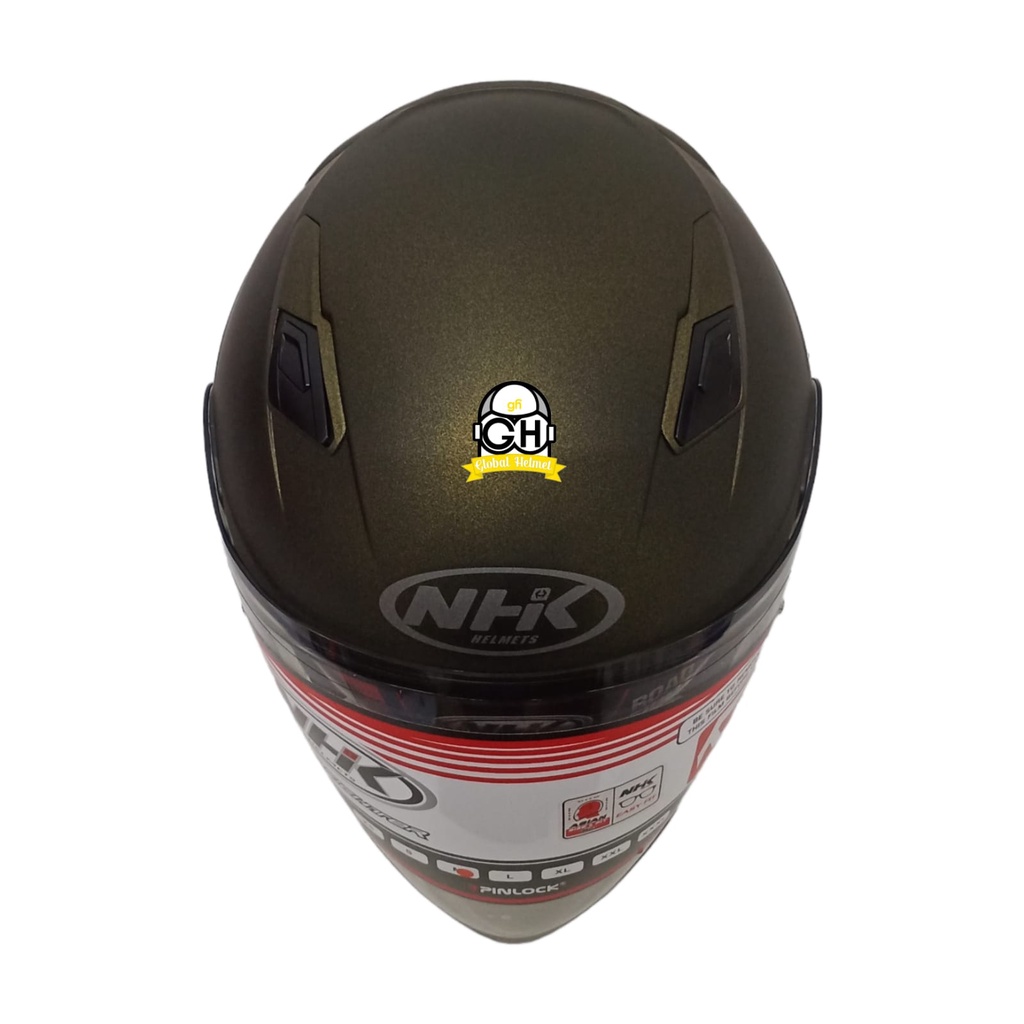 NHK HELM S1 GP PRO SOLID SE MET ARMY DOFF GPPRO DOUBLE VISOR