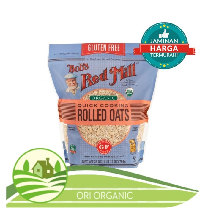 

[NEW] Bobs red mill Gluten Free Organic Quick Cooking Rolled Oats 794 g