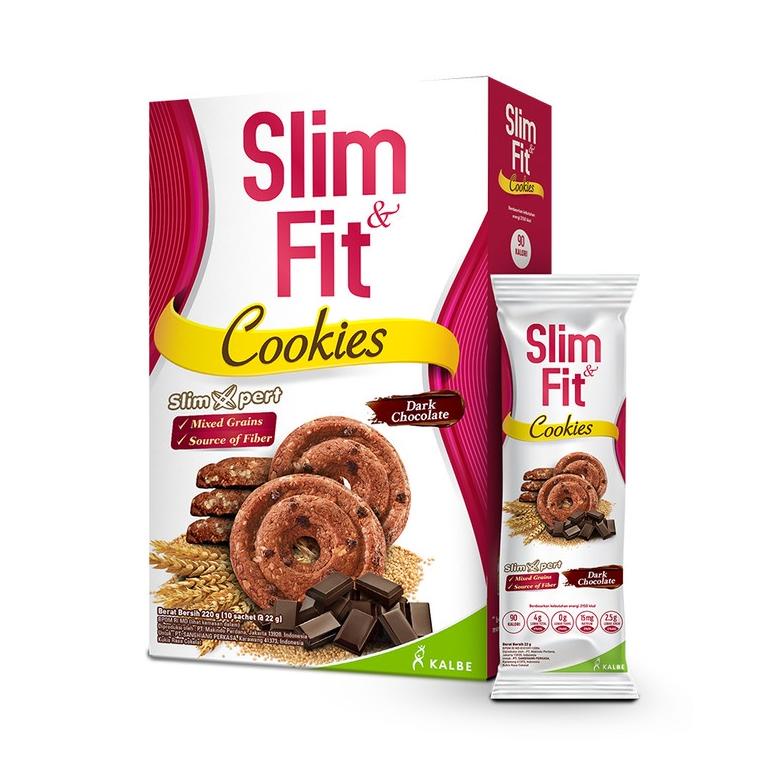 

❁Kirim Langsung✦ GKEIA Slim&Fit Cookies Dark Chocolate 10x22 gr 80 ❁Big Sale