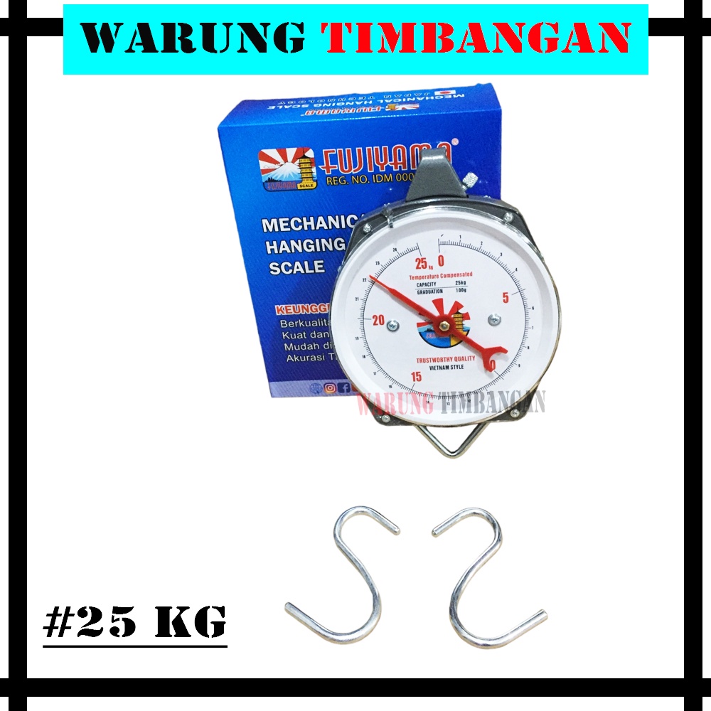 FUJIYAMA Timbangan Gantung Besi 25Kg/50Kg Japan Technology