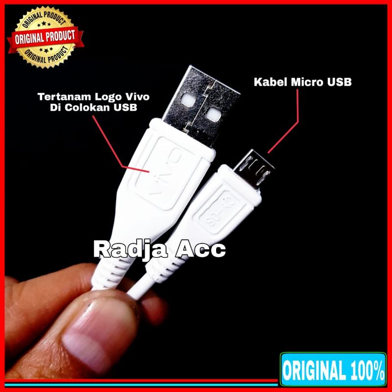 Charger Vivo Y02 ORIGINAL 100% Micro USB 10 Watt