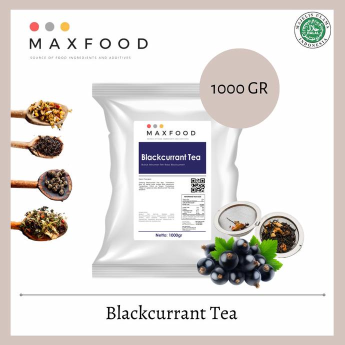 

1Kg Bubuk Blackcurrant Tea / Bubuk Minuman Teh Blackcurrant /