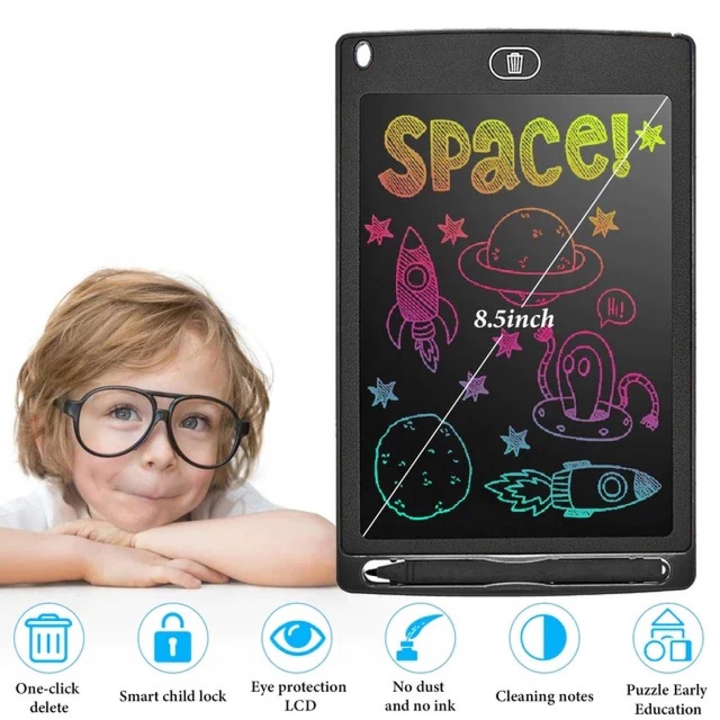 Firstmemory Papan Gambar Digital Monochrome LCD Tablet 8.5 Inch