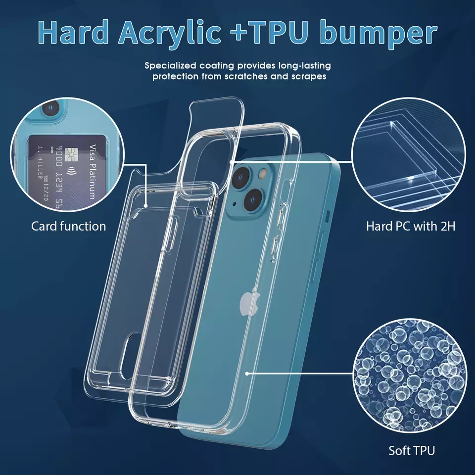 case KARTU ACRYLIC BENING IPHONE 14 PRO MAX / 14 PRO / 14 PLUS / 14 / 13 PRO MAX / 13 PRO / 13 / 12 PRO MAX / 12 PRO / 12 / 11 / 11 PRO MAX / 11 PRO