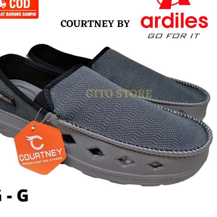5.5 Promo Brand Ardiles sepatu kasual pria slip on  original ardiles/sepatu karet pria anti air