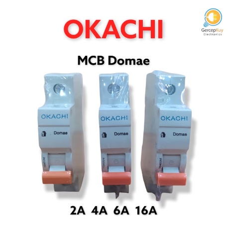 MCB Sekring Domae 1P 2A - 4A - 6A - 16A Okachi - 2A