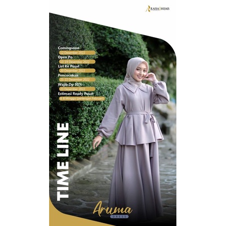 Aruma dress by Raisa hijab
