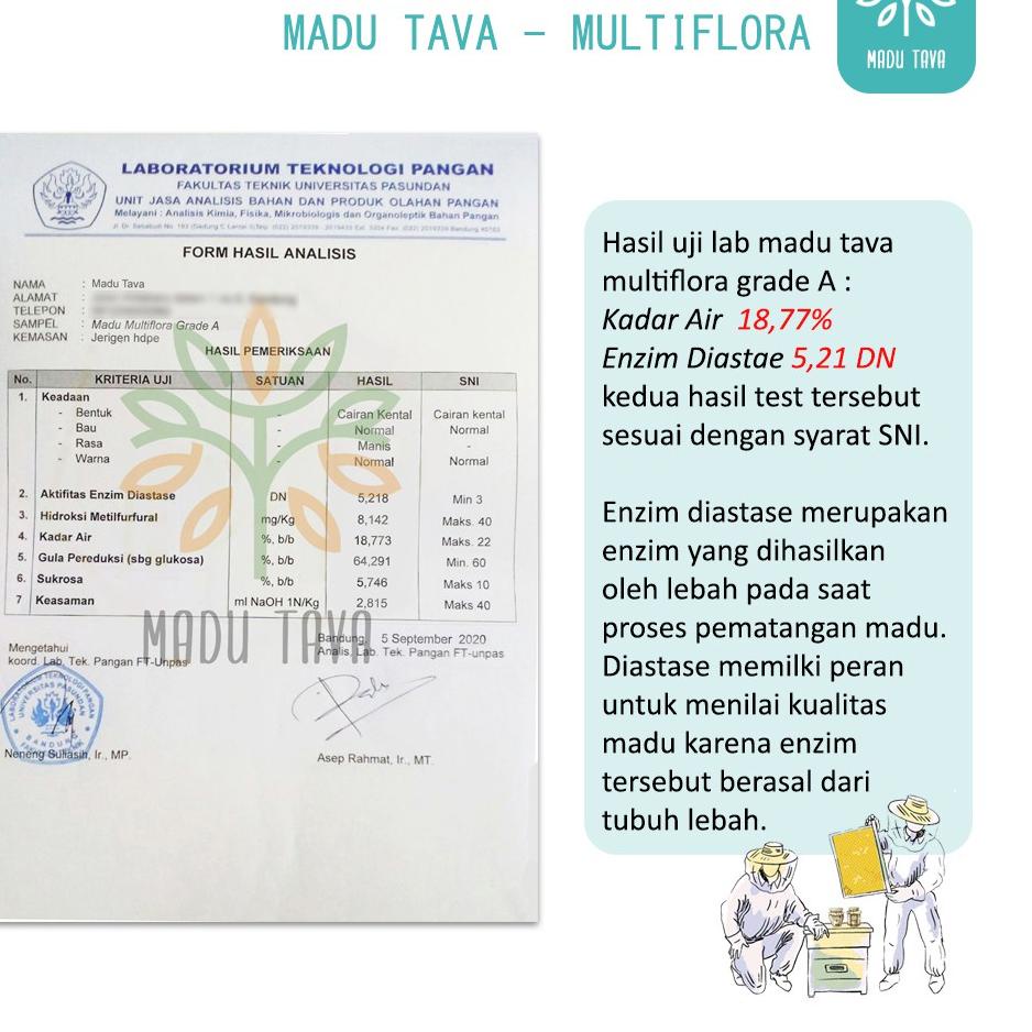 

(PROMO GVP51) Madu Murni Asli 1kg Tava Grade A Nektar Multiflora Java 100% Alami Pure Natural Raw Honey ✾