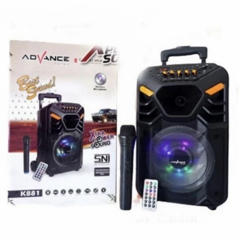 SPEAKER PORTABLE ADVANCE K881