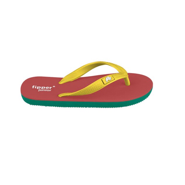 Sandal Fipper Junior Red Coral Gren Emerald Brown Pollen Original