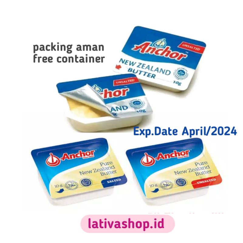 Anchor dan Elle Vire Canola Unsalted Butter Lemak Tambahan MPASI Bayi