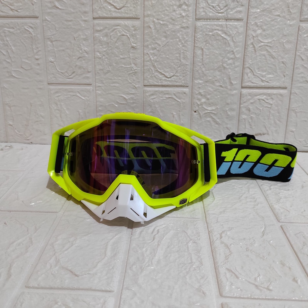 GOGGLE IMPORT Google 100 Percent - Kacamata Motor - Google Motocross - Google MX Trail - Google Rainbow - 023