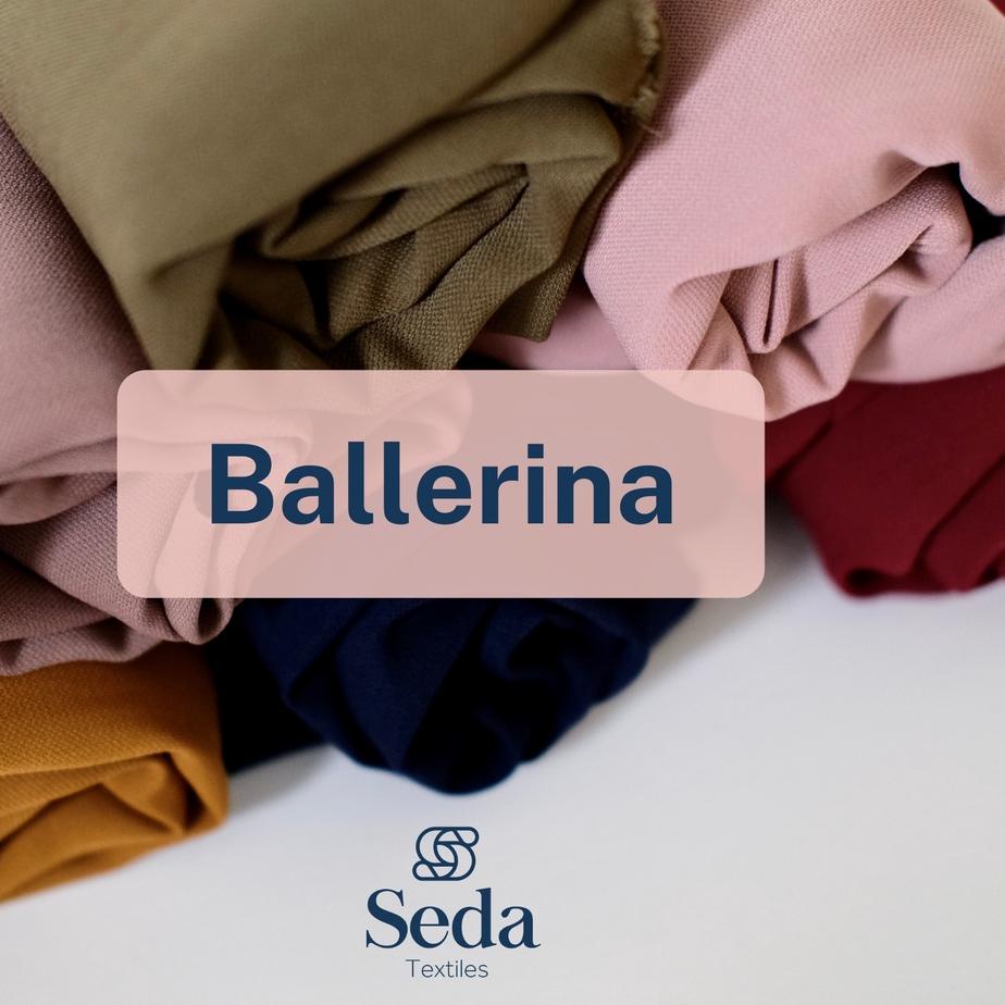 ♠  Kain PAULISTA BALLERINA Premium Murah 0.5 Meter Kain Ballerina