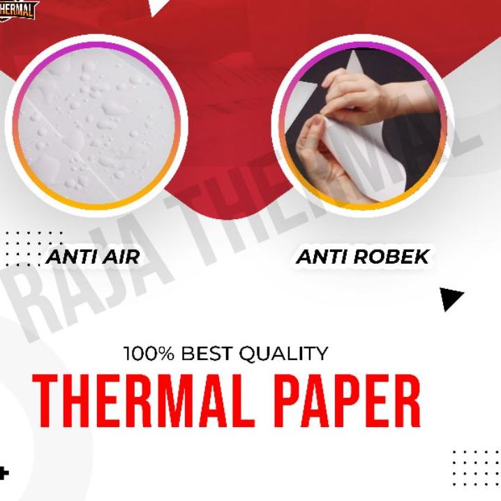 

Terkini kertas sticker thermal A6 100x150mm stiker bare paper thermal^^