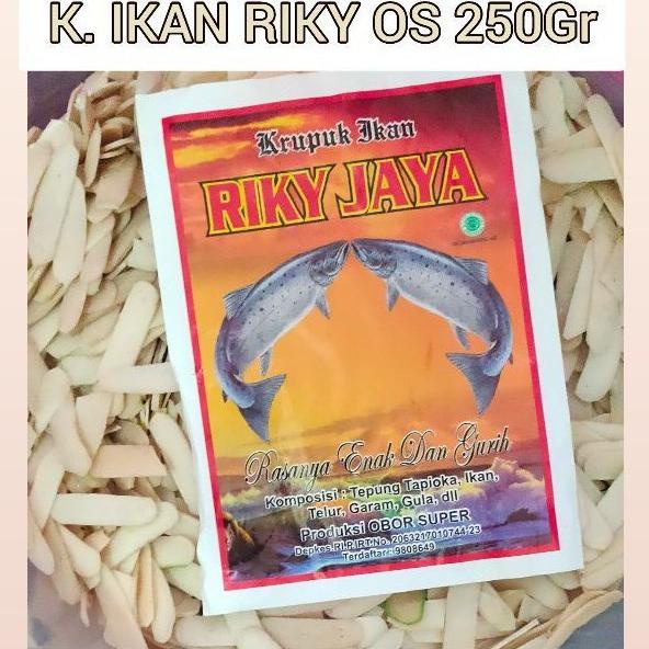 

[P(7)I ☛] Kerupuk Ikan Tenggiri Riky OS Mentah 250 Gram-langsung kirim