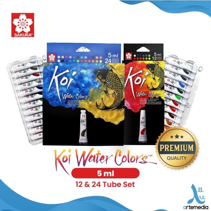 

Cat Air Sakura Koi Watercolor Tube 5ml Set