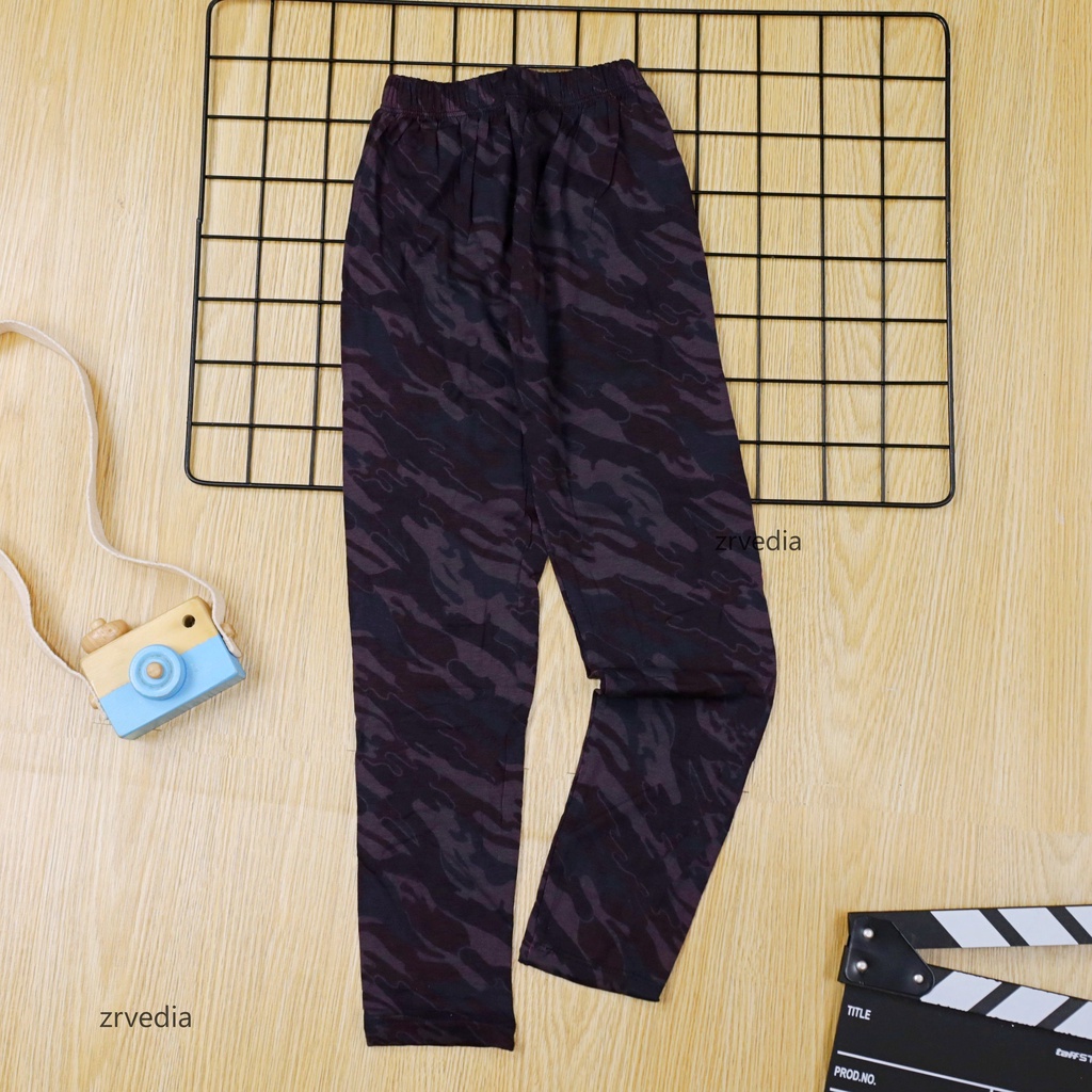 ARMY Pants ukuran 5-7 Tahun / Legging ABRI Panjang Anak Laki Perempuan Bawahan Celana Leging Adem