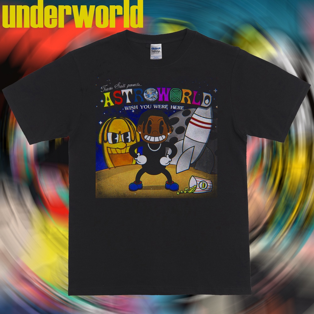 Kaos Tshirt Vintage Travis Scott Astroworld Tshirt Merchandise By Underworld