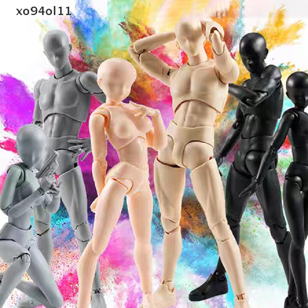 Xo Warna Daging Hitam PVC Action Figure Model Kolekte Mainan Prop Boneka Ornamen OL