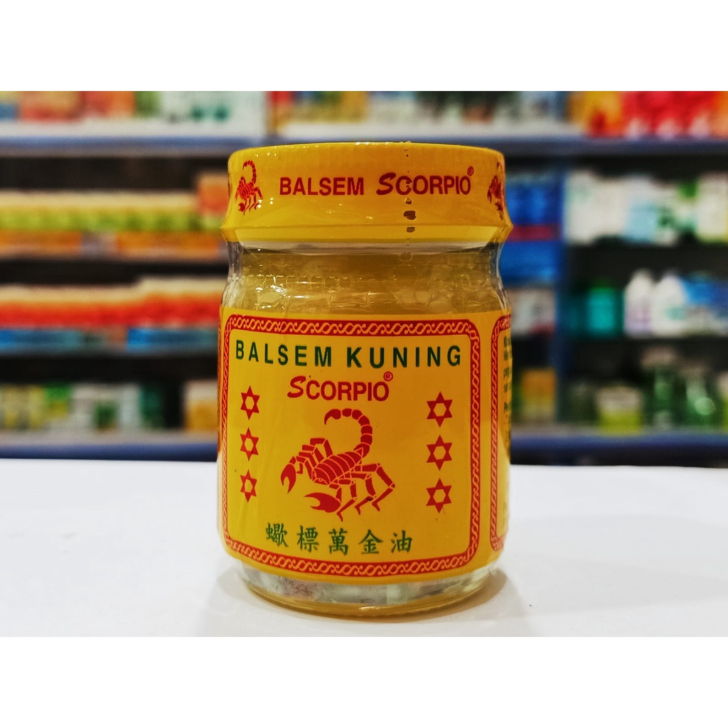 Balsem Kuning 38gr Cap Scorpio - Meredakan pegal linu dan masuk angin