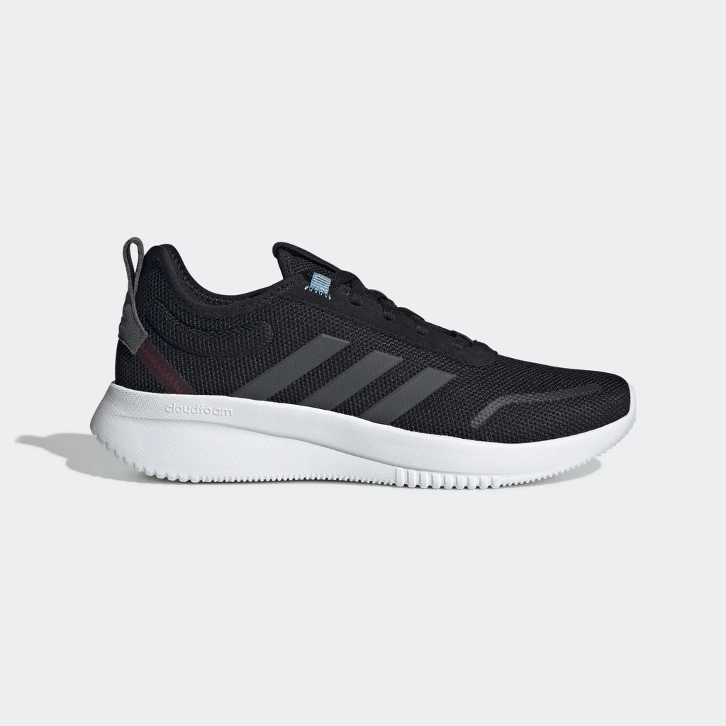 Sepatu Running Pria Adidas Lite Racer Rebold Hitam Putih