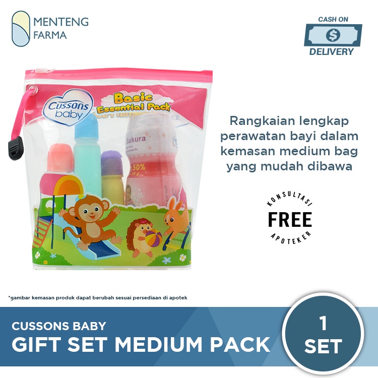 Cussons Baby Gift Set Medium Pack - Paket Hadiah Kado Hampers Bayi Lahir