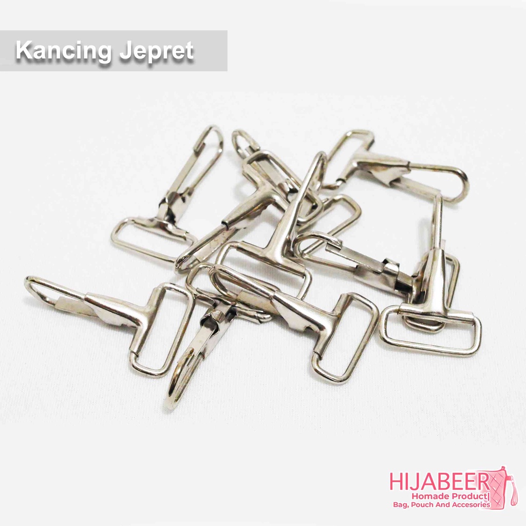 Pengait Kaitan Tas Nikel Cantolan 2,2 cm /10pcs