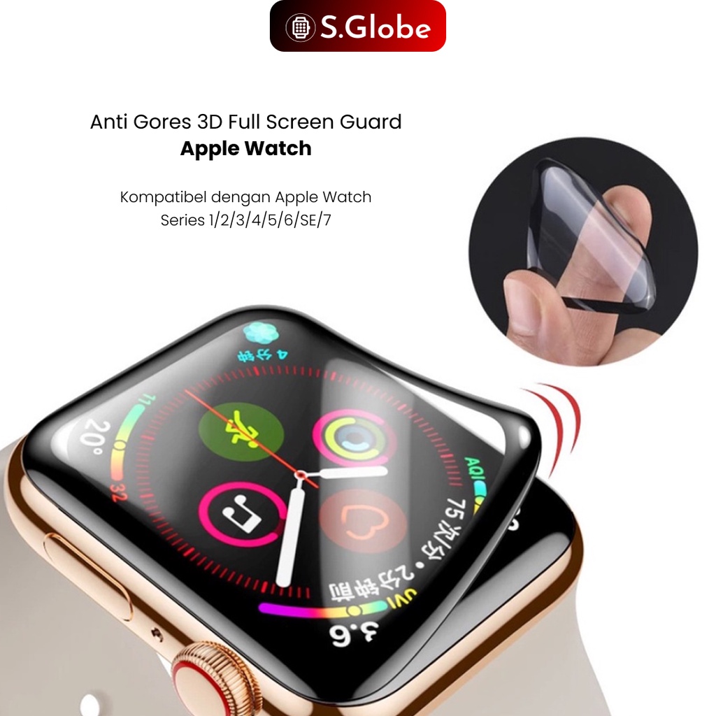 iWatch Anti Gores 3D Film Apple Watch Full Covered Screen Guard