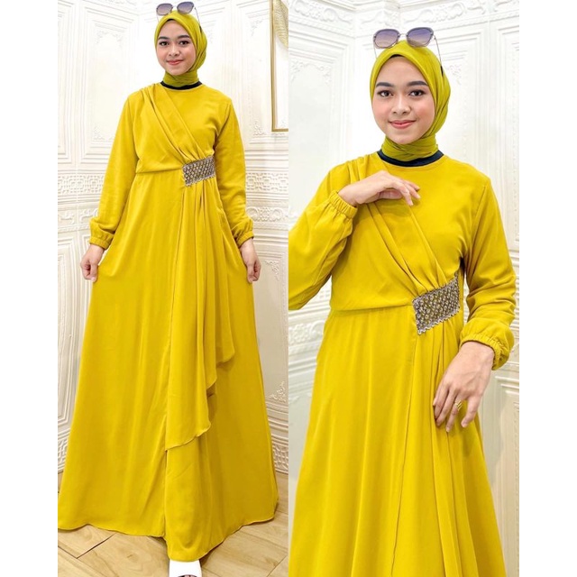 Gamis Malaysia bordir TERBARU - GAMIS BORDIR SIMPEL - SERAGAM PNS - SERAGAM PESTA