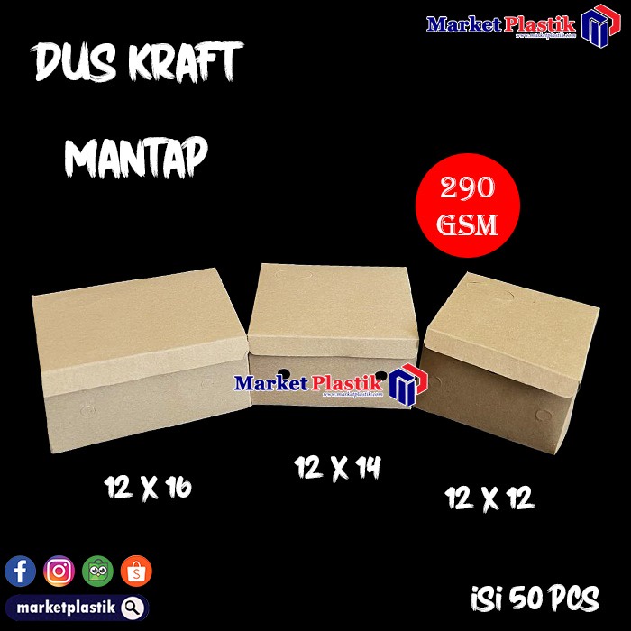 

Dus Kraft / Dus Roti / Dus Hampers 12x12 @50pcs