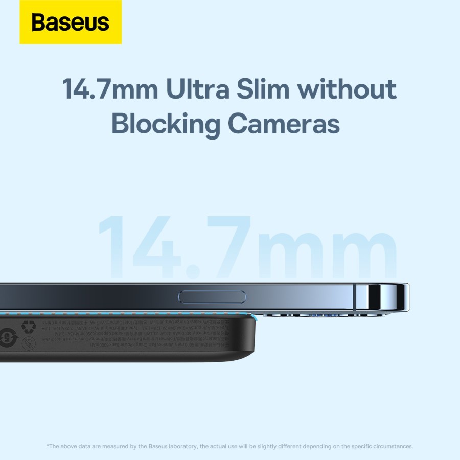 BASEUS POWER BANK WIRELESS MAGNETIC MAGSAFE 20W FAST CHARGING 10000MAH