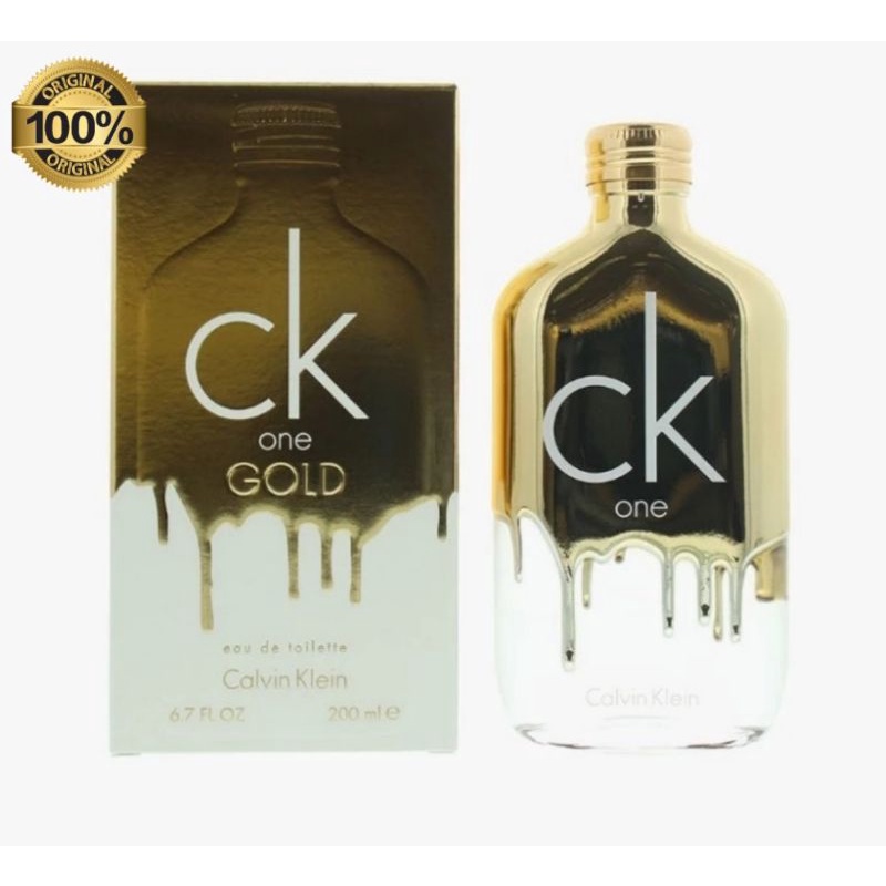 PARFUM CK ONE GOLD 200ML CALVIN KLEIN ORIGINAL 100%