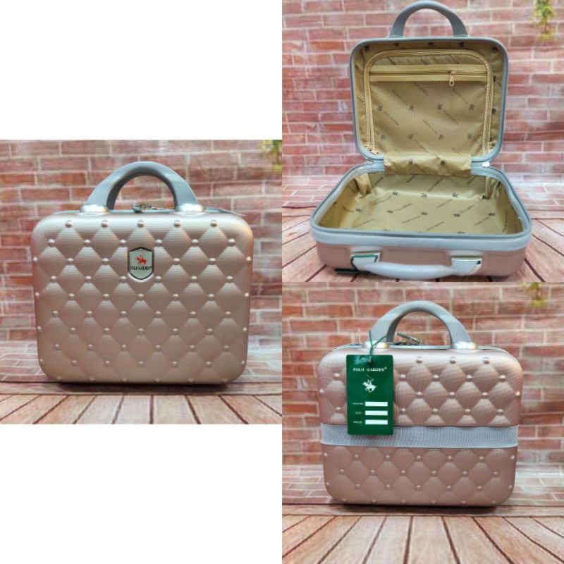 mini koper gn beauty case koper makeup size 14inch premium quality