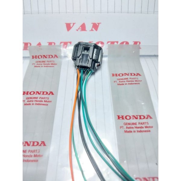 Soket kabel lampu depan headlamp pin 8 mobil Honda new jazz/Mobilio/HRV original