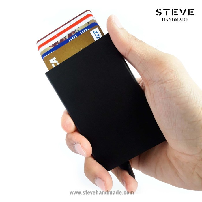 

KOMPLIT Tempat Kartu ATM Dompet Kartu Kredit Credit Card Holder Style A Black Code 4396