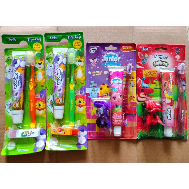 ( COD ) pasta gigi dan sikat gigi formula junior & pasta gigi kodomo