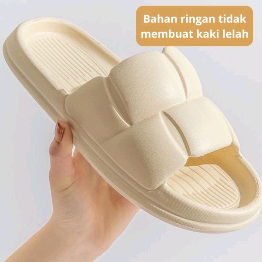 EM Sandal rumah jelly wanita sendal karet empuk anti slip MURAH