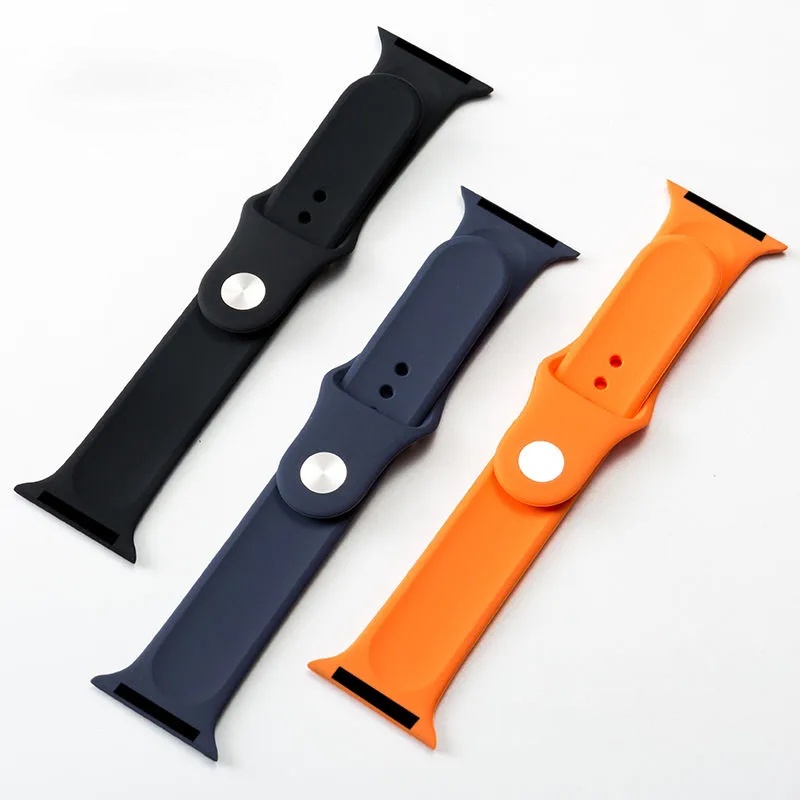 Soft Strap Smartwatch for iWatch Series 7 6 SE 5 4 3 2 44 mm 40mm 42mm 38mm Watchband Sport Z36/DT7/HW67mini/HW22/HW37