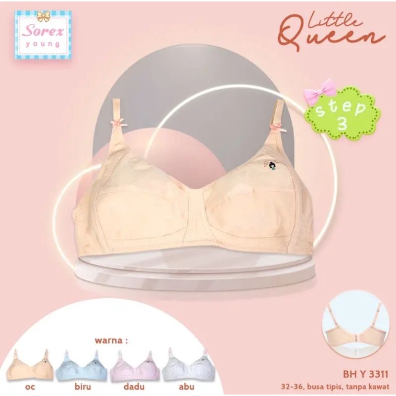 Sorex Miniset Bra Step 3 Y3311 - BH Remaja Perempuan