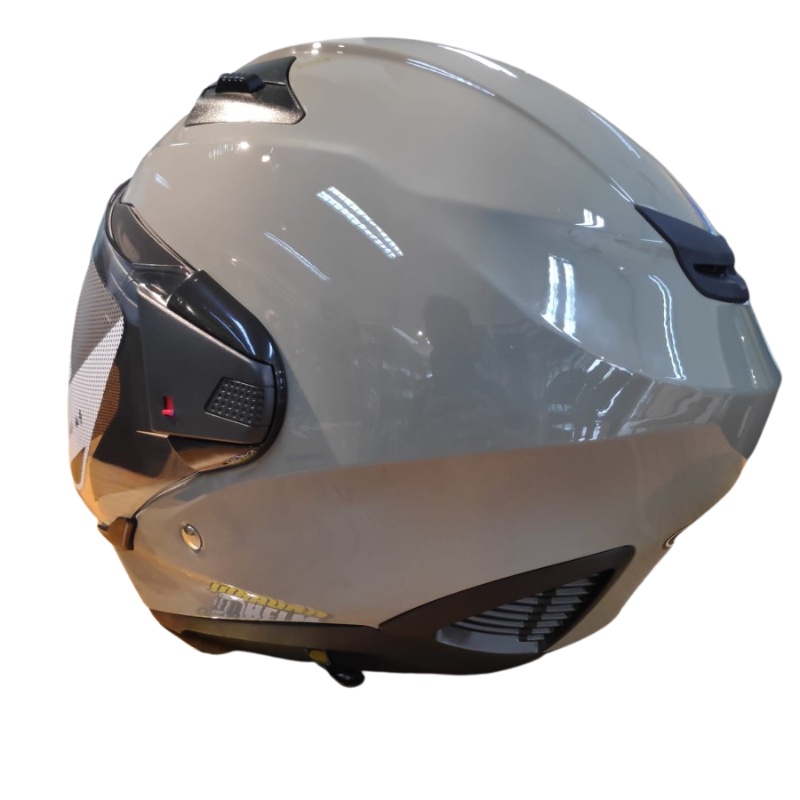 Helm Zeus ZS611 Solid Audi Grey Glossy | Zeus ZS 611 Double Visor