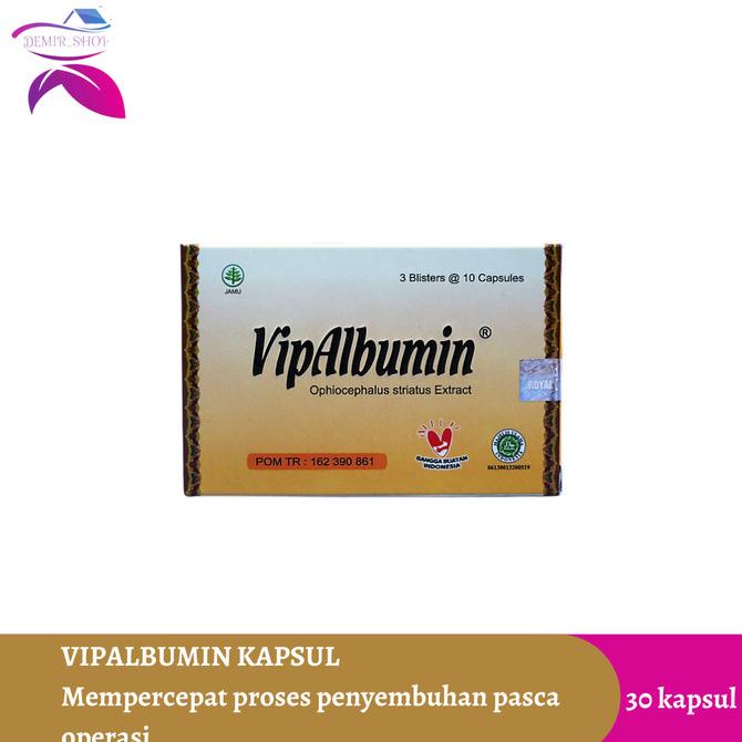 VipAlbumin Kapsul (Ekstrak Ikan Gabus)