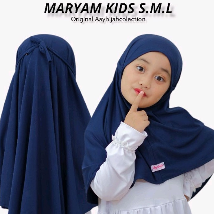 Hijab anak / Bergo jersey anak maryam