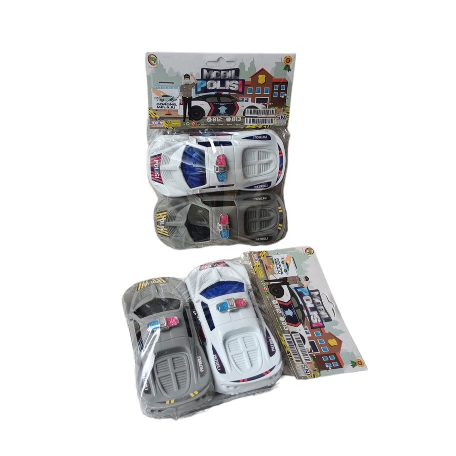 PROMO - Mainan Murah Anak MObil Polisi Kantong MP812 /mainan murah /mainan mobil polisi plastik /kado mainan anak