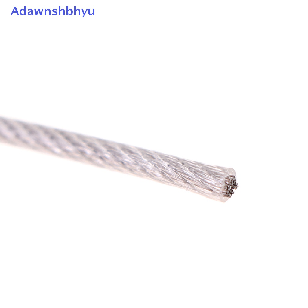 Adhyu 10M 304tali Kawat Stainless Steel Lembut Memancing Lifg Kabel7 * 7jemur ID