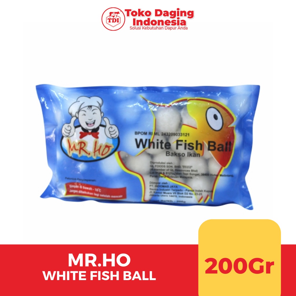 

MR HO White Fish Ball 200GR