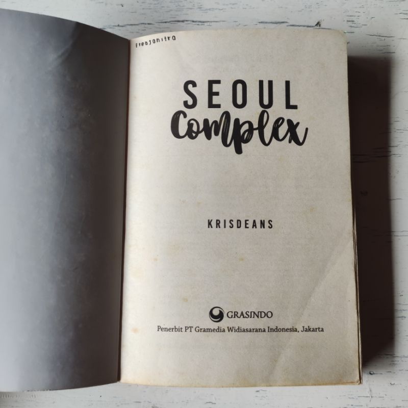 Seoul Complex Krisdeans Preloved Buku