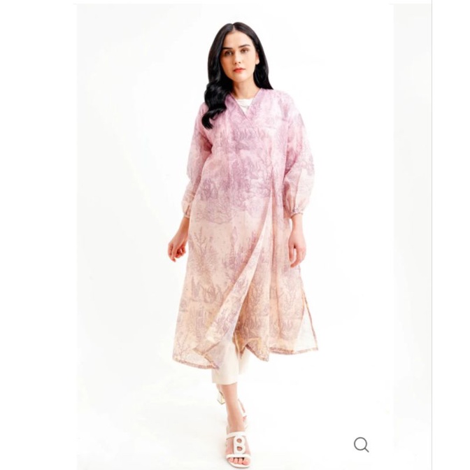 Benang Jarum El mar minorca wrap long outer wisteria XL