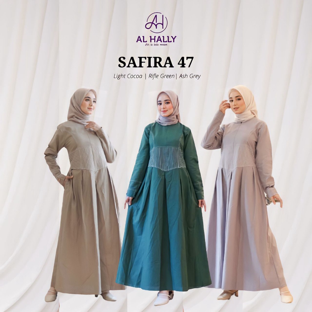 Gamis Safira 47 TERBARU by ALHALLY II COD